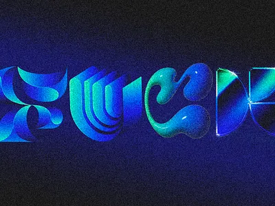 Blue lettering blue dark gradient gradient grain graphic design illustraion illustration illustration pack letter lettering modern texture typeface typography vector art