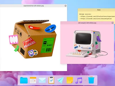 3D illustrations and skeuomorphic icons 3d 3d art 3d illustration design graphic design icon pack icons illustration inspiration os render skeumorphism software ui ui design ui ux user experience user interface ux design