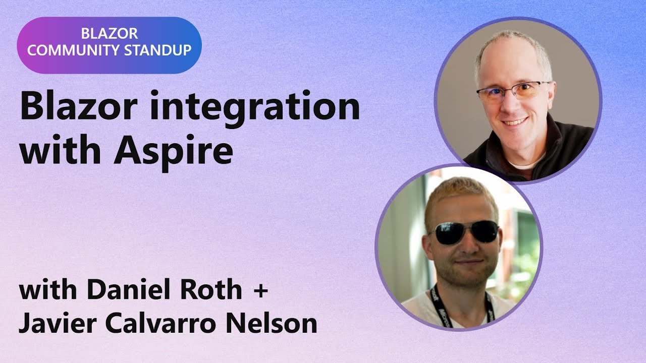 Blazor Community Standup | Blazor integration with Aspire