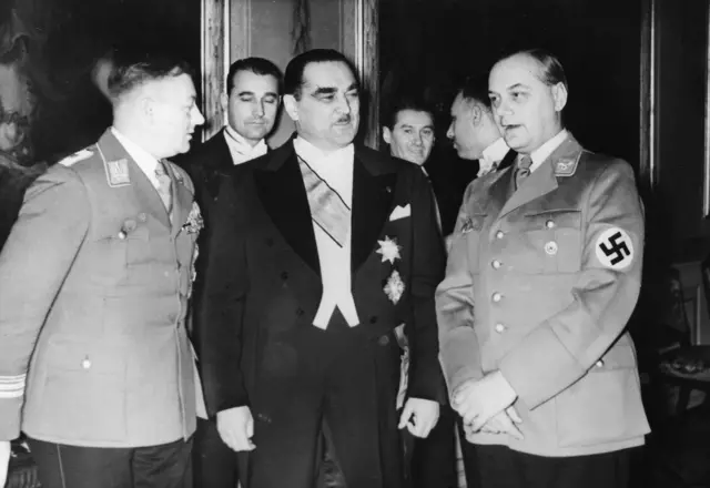 Milan Stojadinović na prijemu u Berlinu 1938. godine